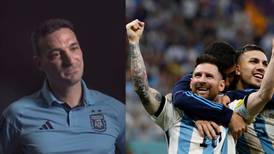 “Ojalá podamos darles una alegría”: Scaloni se emocionó y lloró al hablar de Argentina