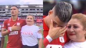 Emocionante: jugador del América no pudo contener el llanto junto a su mamá en la cancha