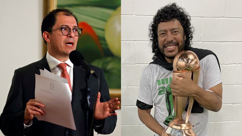 Rene Higuita le pidió un favor al Fiscal Francisco Barbosa en plena entrevista con la prensa deportiva del país.