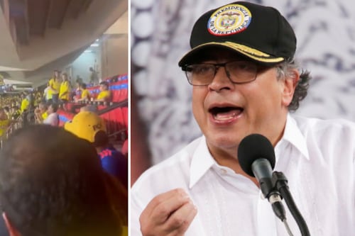 No solo pasa en Colombia con Petro: En otro partido de eliminatoria cantaron contra el Gobierno