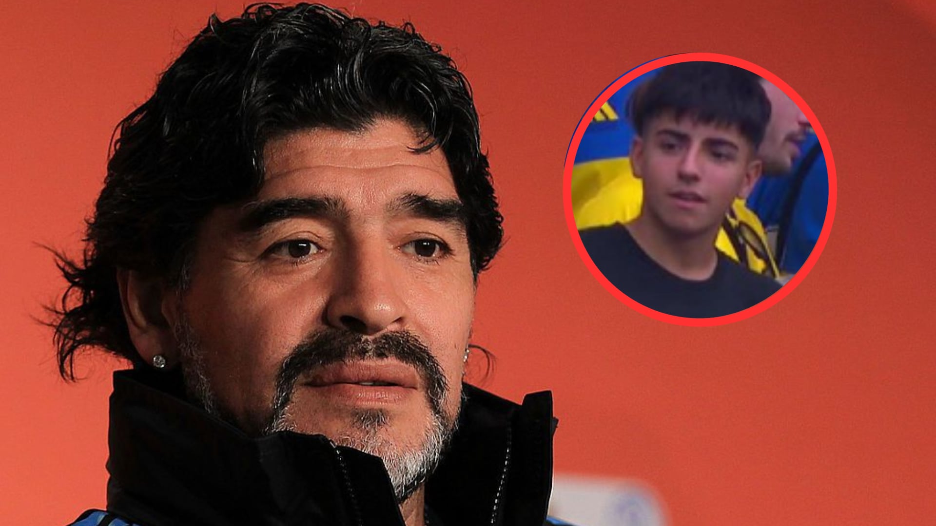 Benjamín Agüero, nieto de Diego Maradona, sorprendió en la final de la Libertadores entre Boca Juniors vs Fluminense