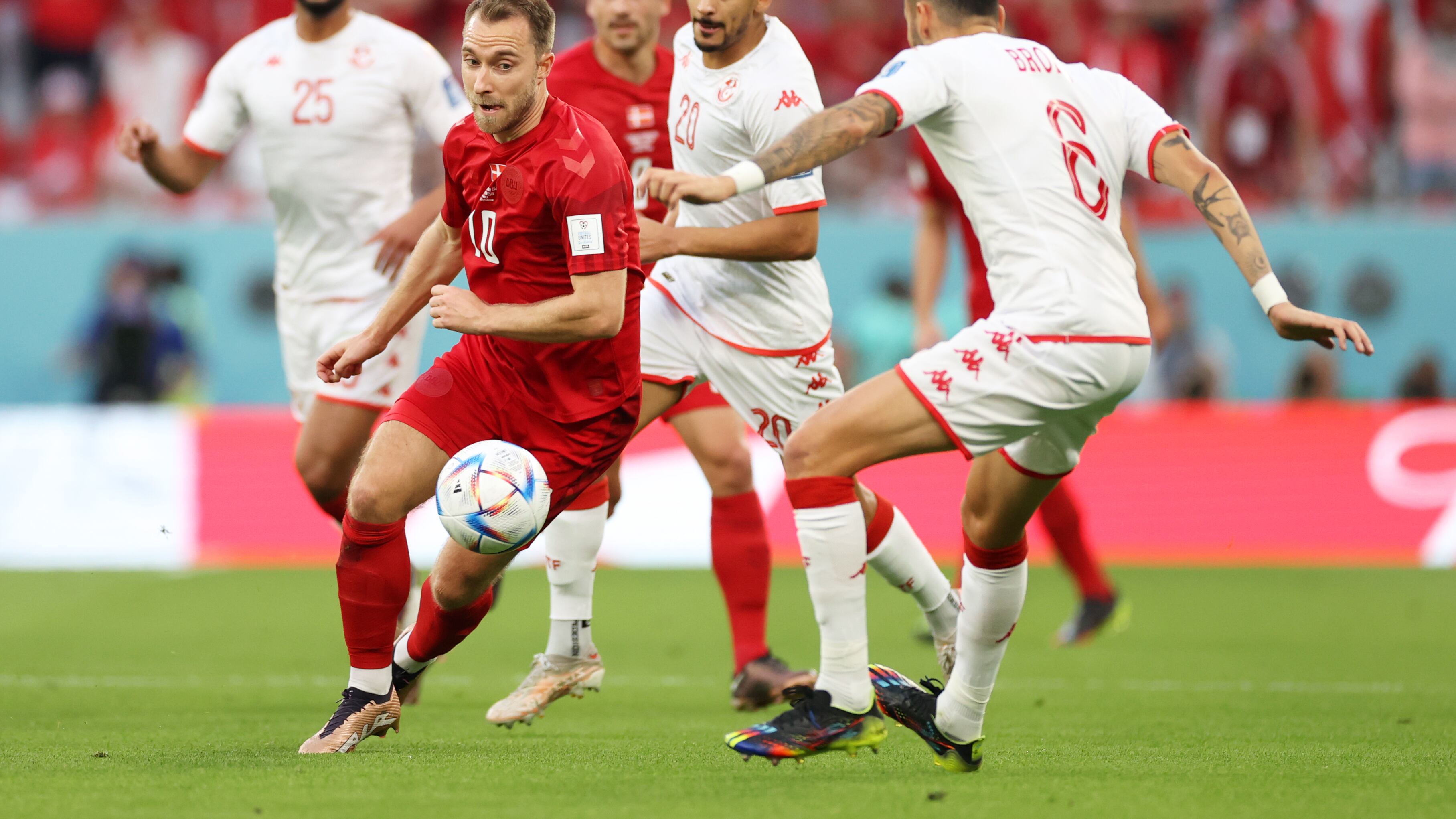 Dinamarca vs Túnez: Mundial de Qatar 2022