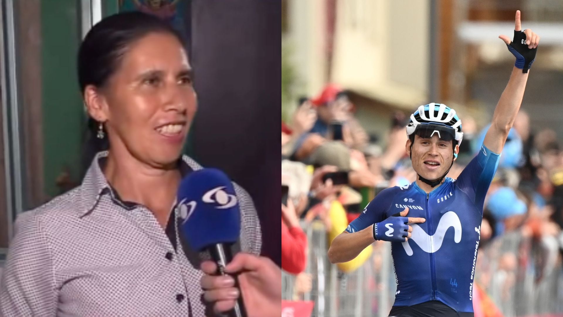 Mamá de Einer Rubio relató cómo vivió el triunfo de su hijo en el Giro de Italia.