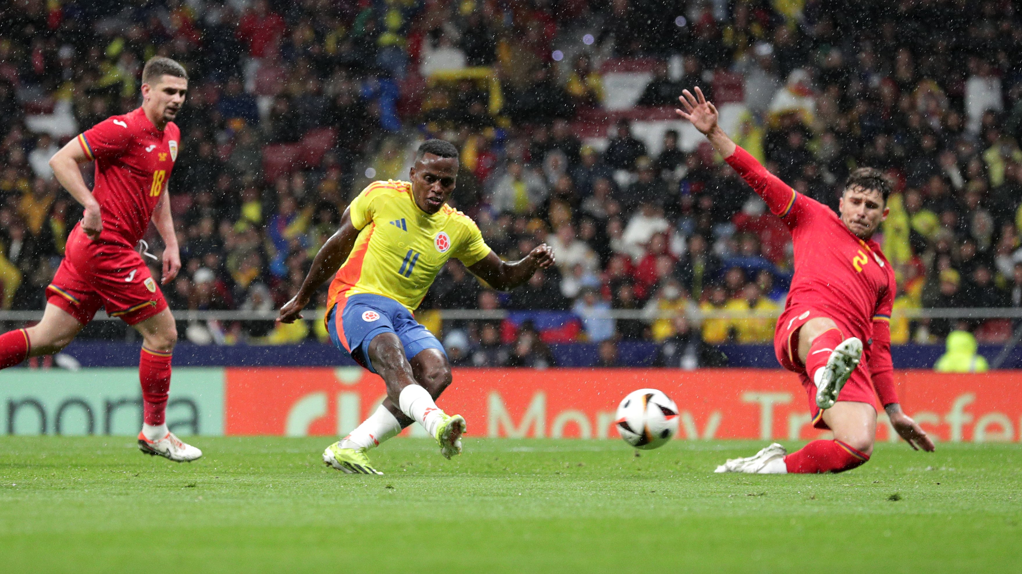 Vea el gol de Jhon Arias hoy en Colombia vs Rumania