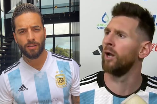 Aprovecharon el “andá pa’ allá, bobo” de Messi para revivir el pésimo acento argentino de Maluma 