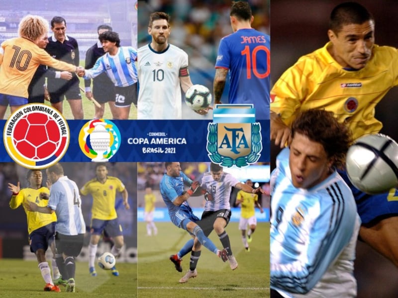 La AFA recordó todo el historial antes de Colombia VS Argentina en Copa América Brasil 2021
