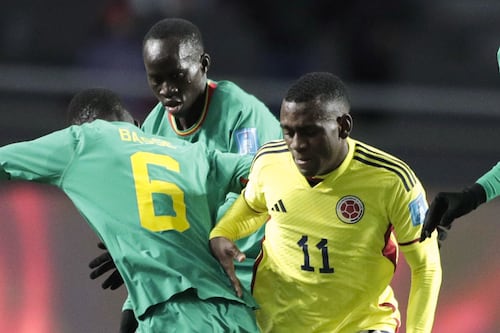 Colombia le igualó a Senegal y quedó líder de su grupo en el Mundial Sub-20