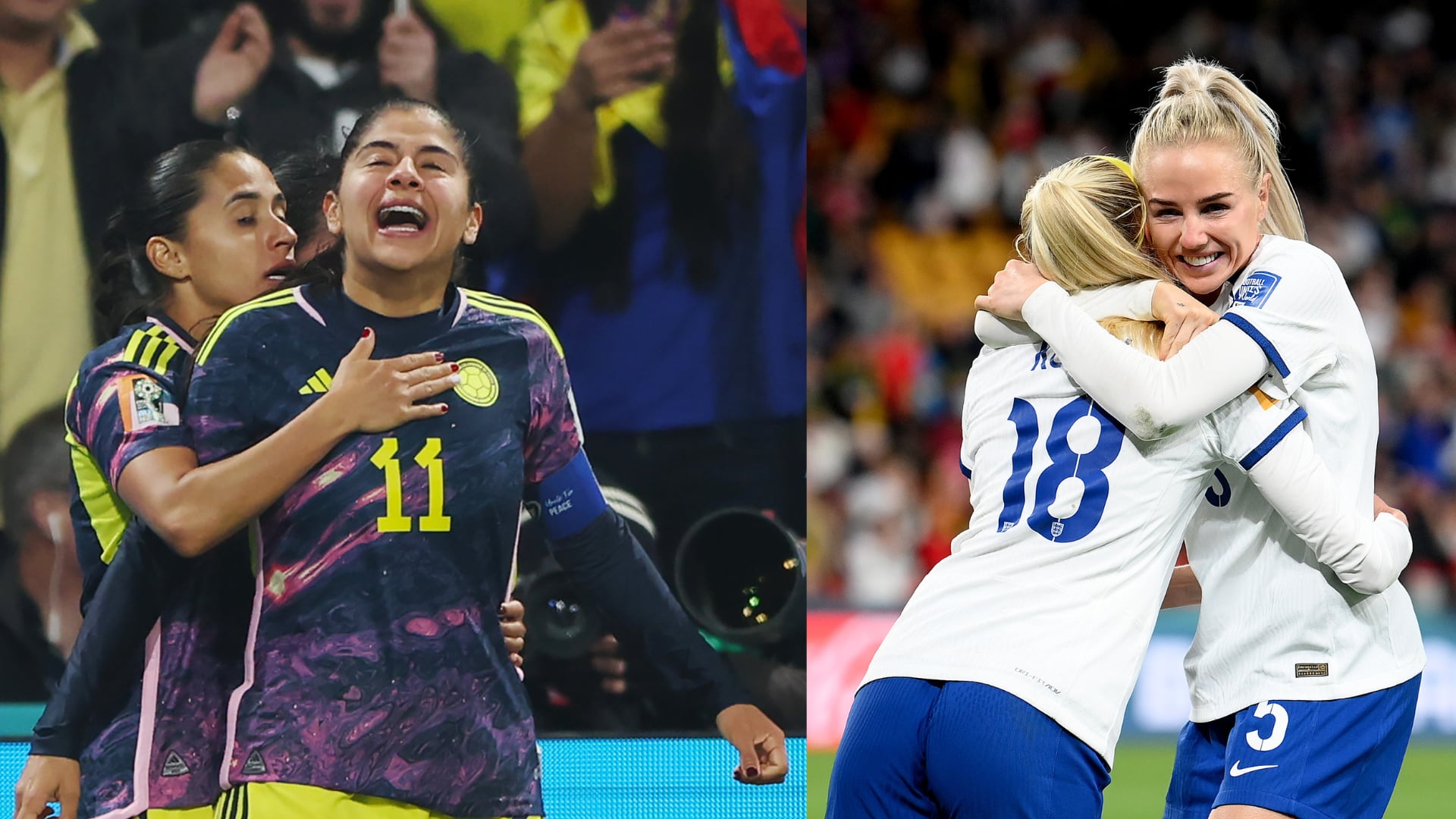 Hinchas de la Selección Colombia Femenina demostraron que no le tienen miedo a Inglaterra