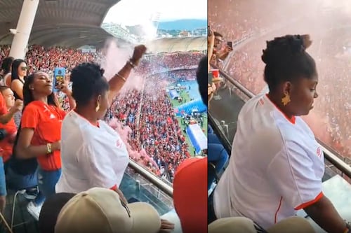 Dándola toda: Francia Márquez estuvo viendo el partido de la final de fútbol femenina