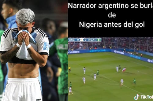 Narrador argentino le ‘daba palo’ a Nigeria y en segundos lo ‘callaron’ con un gol