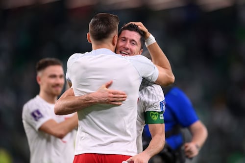 Lewandowski y compañía celebraron como niños chiquitos el gol de Arabia a México