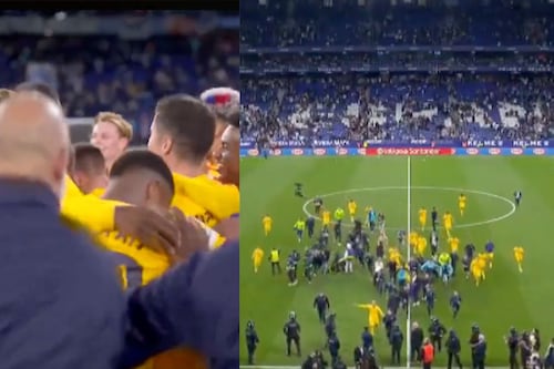 Hinchas de Espanyol evitaron que Barcelona festejara título en su estadio con invasión