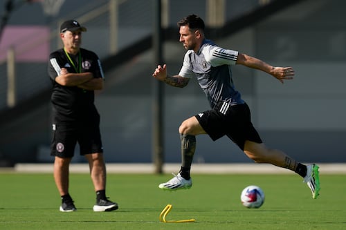 El primer entrenamiento de Messi: se prepara para su primer partido con el Inter de Miami