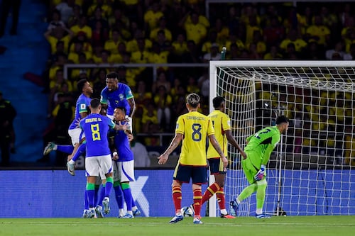 El gol de Martinelli con Brasil estuvo a punto de batir un registro que dejaba muy mal parada a Colombia