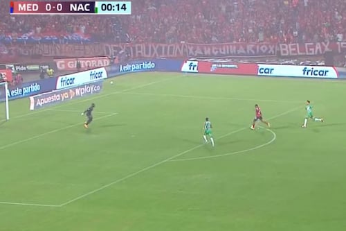 Medellín le sumó otro anti récord a la dirigencia de Nacional con el gol más rápido de los clásicos 