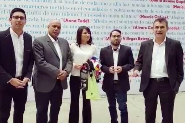 Compañeros le dieron la despedida a Diego Rueda del programa El Alargue de Caracol Radio