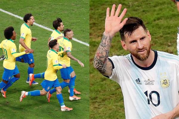 Hora y canal: Partido Brasil VS Argentina por semifinal de Copa América Brasil 2019 (Hoy martes 2 de julio)