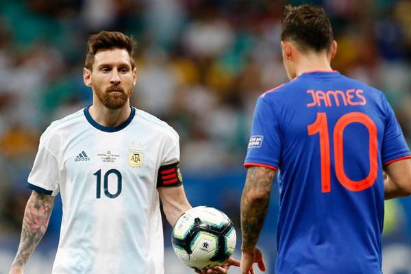 En España utilizaron a James para burlarse del desempeño de Messi en los Mundiales