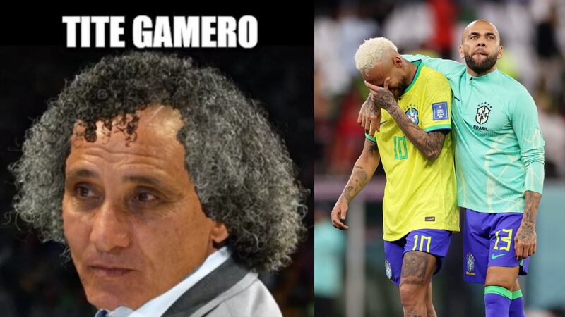 Memes a Brasil por la eliminación del Mundial de Qatar 2022