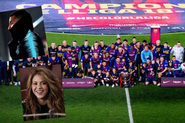 Video: Jeison Murillo y Shakira en la celebración del título de Barcelona de LaLiga Española 2018/19